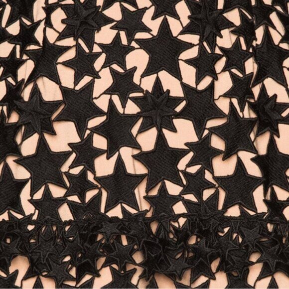 Self-Portrait Yolk Frill Star Guipure Lace Mini Dress - Picture 10 of 12